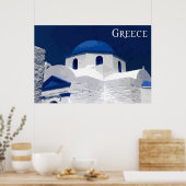 ギリシャ旅行 ポスター (キッチン)
