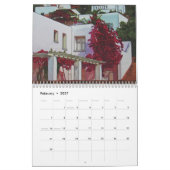 ギリシャ暦の風景 カレンダー (2月 2027)