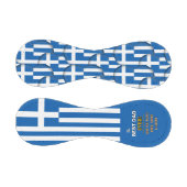 ギリシャ最高のパパ、愛国心、ギリシャ国旗 野球ボール (パネル)