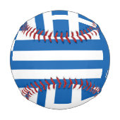 ギリシャ最高のパパ、愛国者パパ、ギリシャ国旗 野球ボール (裏面)