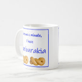 ギリシャ柄の名言マグ コーヒーマグカップ (正面左)