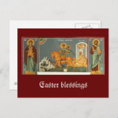 ギリシャ正教の壁画 シーズンポストカード (正面/裏面)