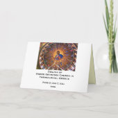 ギリシャ正教の天井-クリスマスの美しい シーズンカード (裏面)