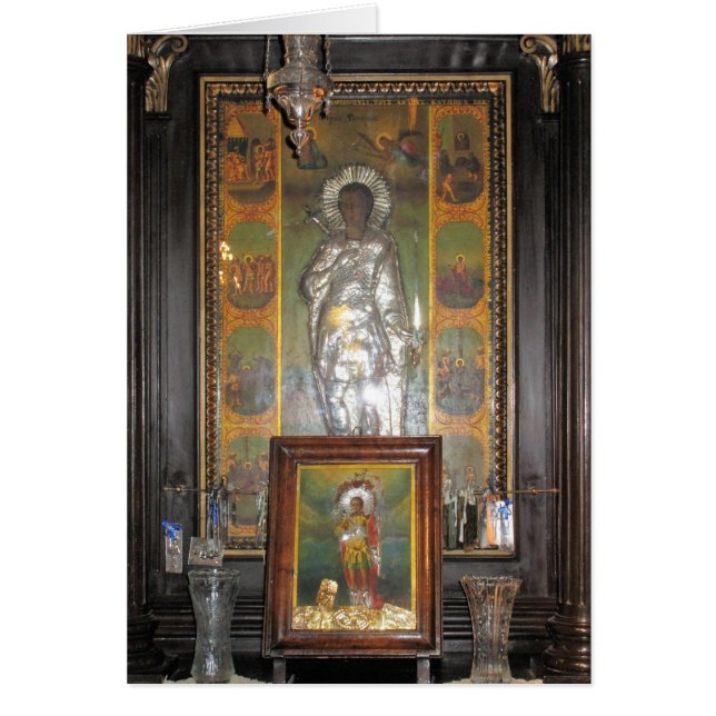 ギリシャ正教の聖人のアイコン (正面)