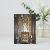 ギリシャ正教の聖人のアイコン ポストカード (スタンド正面)