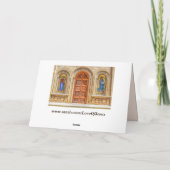 ギリシャ正教会のグリーティングカード カード (裏面)