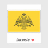 ギリシャ正教会の国旗(1980年代 – 現在) シール (シート)