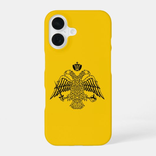 ギリシャ正教会国旗 iPhone 16ケース (裏面)