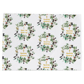 ギリシャ正統Χριστός Ανέστη!オリーブの枝 ラージペーパーバッグ (裏面)