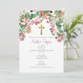 ギリシャ正統《キリスト教》洗礼式や命名式バプティスガール 招待状 (スタンド正面)