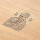 ギリシャ正統《キリスト教》洗礼式や命名式バプテスマ不透明アイコン アクリル招待状 (レイダウン)