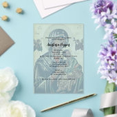 ギリシャ正統《キリスト教》洗礼式や命名式バプテスマ不透明アイコン アクリル招待状 (インサイチュ (ウェディング))