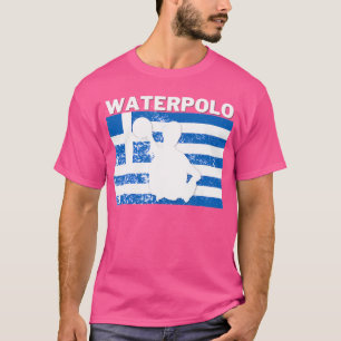 ギリシャ水球ギリシャYdatosfairisiウォーターポロ Tシャツ