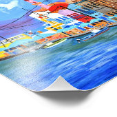 ギリシャ沿岸写真の拡大 フォトプリント            (角)