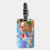 ギリシャ沿岸 ラゲッジタグ (正面縦)