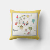 ギリシャ活動の地図 クッション (裏面)