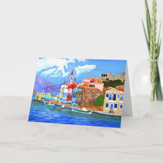 ギリシャ海岸の招待状 招待状 (正面)