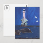 ギリシャ灯台 ポストカード (正面/裏面)