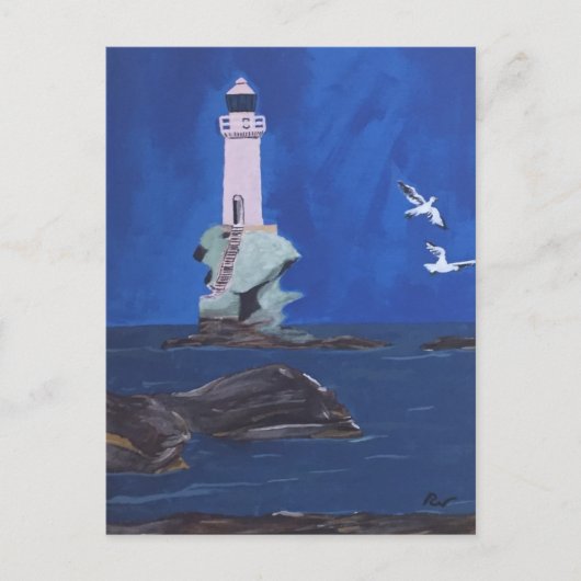 ギリシャ灯台 ポストカード (正面)