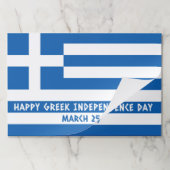 ギリシャ独立記念日ギリシャ国旗 ペーパーパッド (折り畳み)