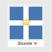 ギリシャ王国の海軍ジャック（1935年～1970年） シール (シート)