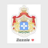 ギリシャ王国の紋章（1832年～1862年） シール (シート)