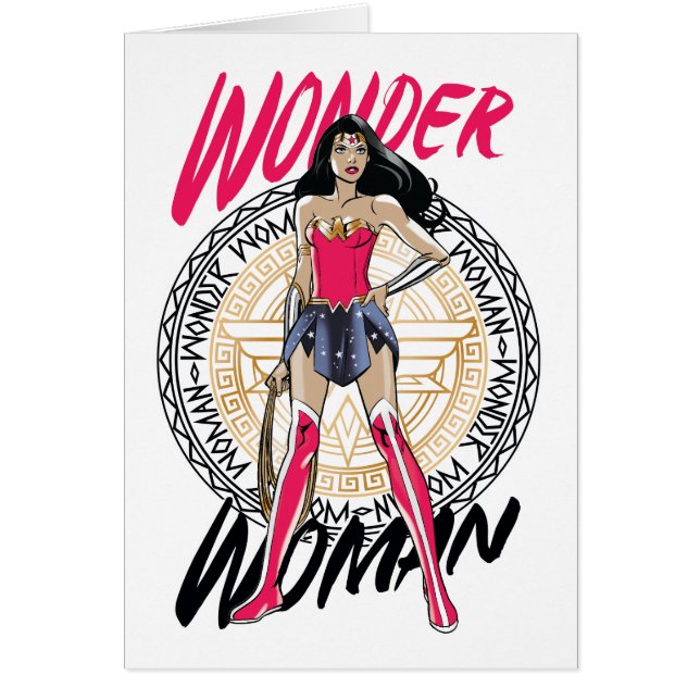 ギリシャ疑問に思の部族の紋章を持つ女性 (正面)