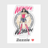 ギリシャ疑問に思の部族の紋章を持つ女性 シール (シート)