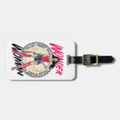 ギリシャ疑問に思の部族の紋章を持つ女性 ラゲッジタグ (正面横)
