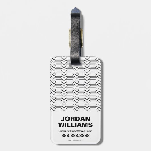 ギリシャ疑問に思の部族の紋章を持つ女性 ラゲッジタグ (裏面縦)