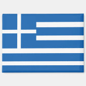 ギリシャ矩形磁石国旗 マグネット (正面)