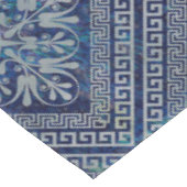 ギリシャ神々蛇行鍵オーナメント テーブルクロス (アングル)