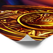 ギリシャ神アポロのポートレート | AI Art ポスター (角)