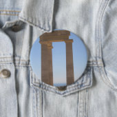 ギリシャ神殿ラウンドバッジ 缶バッジ (インサイチュ)