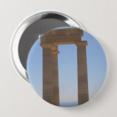 ギリシャ神殿ラウンドバッジ 缶バッジ (正面&裏面)