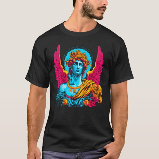 ギリシャ神話のスピードの神 Tシャツ (正面)