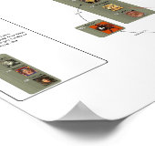 ギリシャ神話の図 ポスター (角)