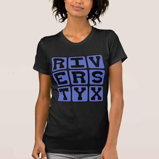 ギリシャ神話の河、ステュクス河 Tシャツ (正面)