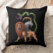 ギリシャ神話キメラ クッション (ブランケット)