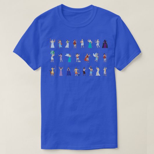 ギリシャ神話ギリシャの古代の神々と神話2 Tシャツ (デザイン正面)