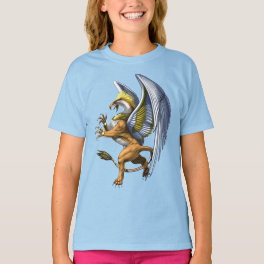 ギリシャ神話グリフィン Tシャツ (正面)