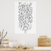 ギリシャ神話コミックス – 神話からの厳選されたキャラクター ポスター (キッチン)