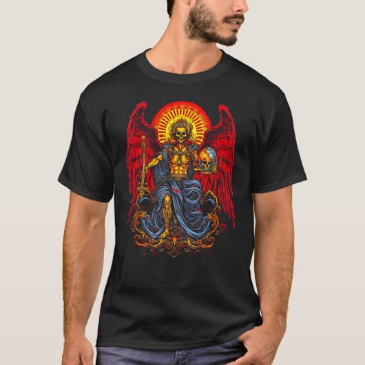 ギリシャ神話タナトス Tシャツ (正面)