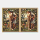 ギリシャ神話ノース神の女神の愛の聖人 ラッピングペーパーシート (正面2)