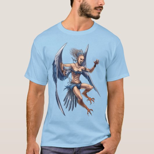 ギリシャ神話ハーピー Tシャツ (正面)