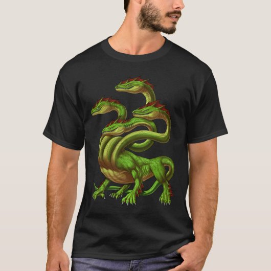 ギリシャ神話ヒドラ Tシャツ (正面)