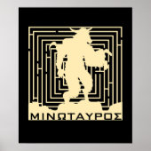 ギリシャ神話ミノタウロス古代ギリシャ ポスター (正面)