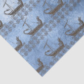 ギリシャ神話ヴィンテージ船オデッセイブルーデコパージュ 薄葉紙 (詳細)