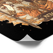 ギリシャ神話_アテナ、知恵と戦争の女神 ポスター (角)