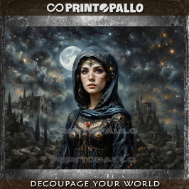 ギリシャ神話：ニックスは夜と闇の女神 薄葉紙